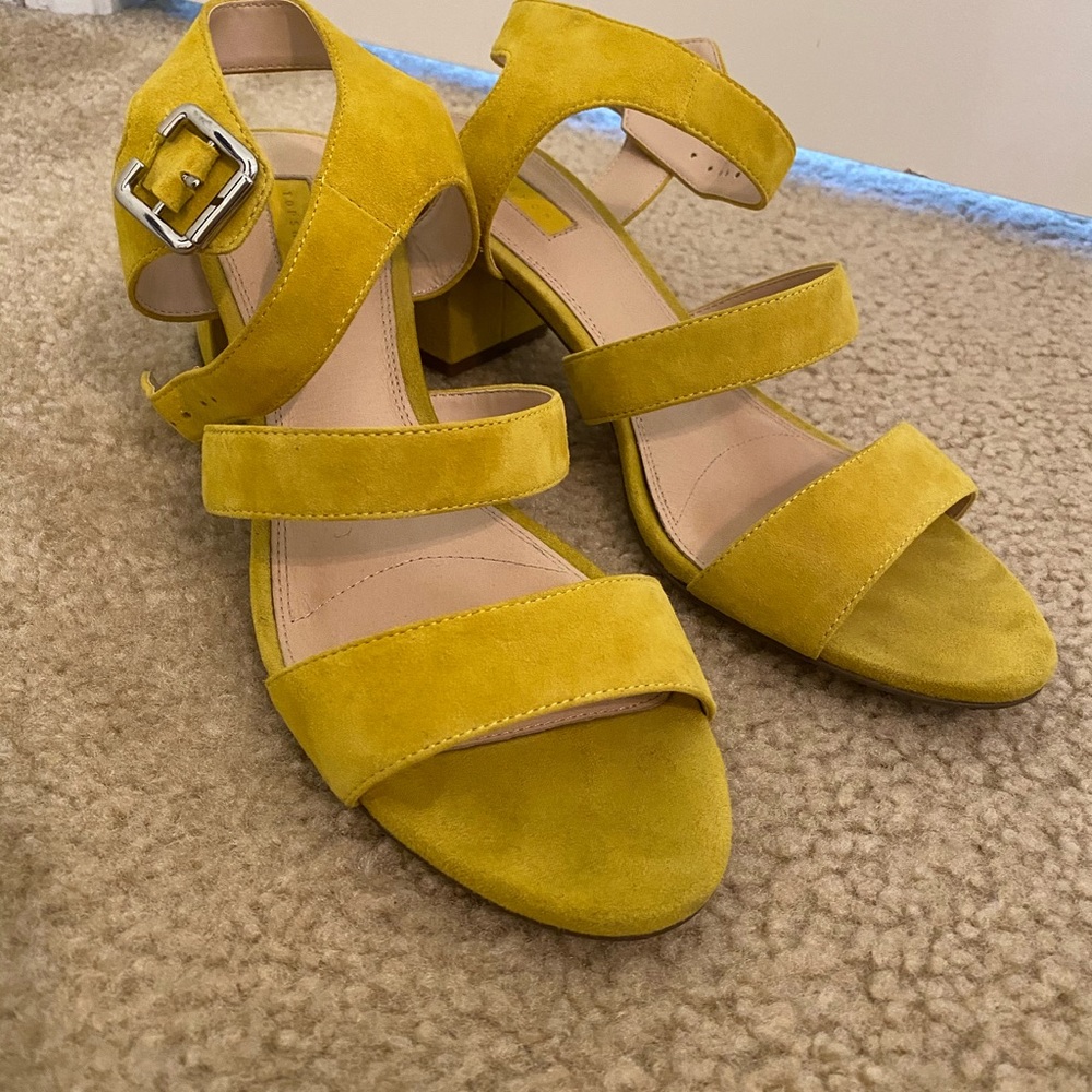 Nicky Yellow top shop heels